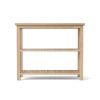 TOWEL CONSOLE TABLE. (4-WICKER BASKETS WIC-4720 OPTIONAL)