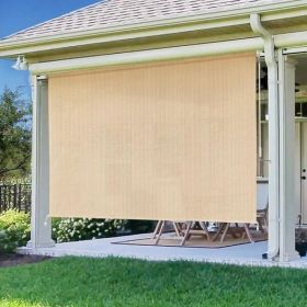 8'X8' Sesame HDPE Spliced Roller Shutter (Option: Defaulttitle)