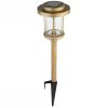 4-Pack - Outdoor Solar LED Light Set - Weather-Resistant Path Yard Lighting