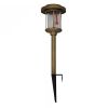 4-Pack - Outdoor Solar LED Light Set - Weather-Resistant Path Yard Lighting