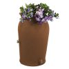 50-Gallon Plastic Urn Rain Barrel with Planter Top