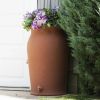 50-Gallon Plastic Urn Rain Barrel with Planter Top