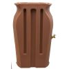 50-Gallon Plastic Urn Rain Barrel with Planter Top