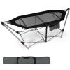 Portable Camping Foldable Hammock with Stand and Carry Case