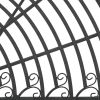 Half-Circle Outdoor Patio Garden Wrought Iron Tree Bench