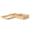 Cedar Wood Raised Garden Bed - Made in USA