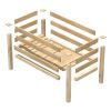 Farmhouse Cedar Elevated Victory Garden Bed - Made in USA