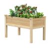 Farmhouse Cedar Elevated Victory Garden Bed - Made in USA