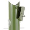 Outdoor Patio Garden 6-Perch Metal Tube Bird Feeder