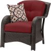 Outdoor Resin Wicker 6-Piece Patio Furniture Set with Seat Cushions