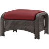 Outdoor Resin Wicker 6-Piece Patio Furniture Set with Seat Cushions