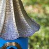 Outdoor Metal Birdhouse with Vintage Bronze Phonograph Style Roof