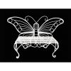 Modern Outdoor Butterfly Garden Bench