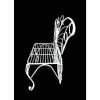 Modern Outdoor Butterfly Garden Bench