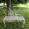 Modern Outdoor Butterfly Garden Bench