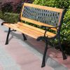 Outdoor Patio Park Cast Iron Garden Porch Chair Bench