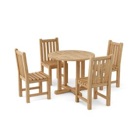 Montage Braxton 5-Pieces Dining Set (Option: Set C)