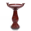 Outdoor Ceramic Birdbath