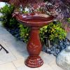 Outdoor Ceramic Birdbath