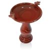 Outdoor Ceramic Birdbath