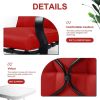 Outdoor 3-Piece Patio Furniture Rocking Chairs Table Set with Cushions