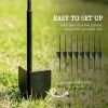 4 Pack Steel Foldable Fence Trellis Panel Animal Barrier