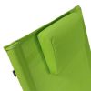 Modern Rocking Chaise Lounge Chair Patio Lounger with Pillow