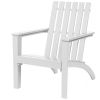 Indoor/Outdoor Acacia Wood Adirondack Lounge Armchair