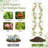 2-Pack - Galvanized Steel Garden Trellis in White Metal Outdoor Finish