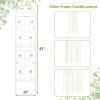2-Pack - Galvanized Steel Garden Trellis in White Metal Outdoor Finish