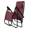 Set of 2 Folding Outdoor Zero Gravity Lounge Chair Recliner