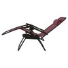 Set of 2 Folding Outdoor Zero Gravity Lounge Chair Recliner