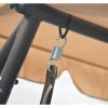 Outdoor 3-Person Canopy Swing for Porch Patio or Deck