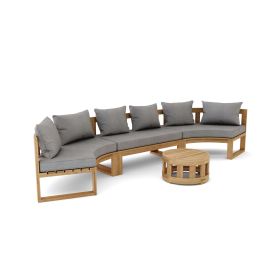 Circular Modular Deep Seating Set (Option: SET-814)